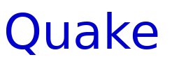 Quake & Shake fuente